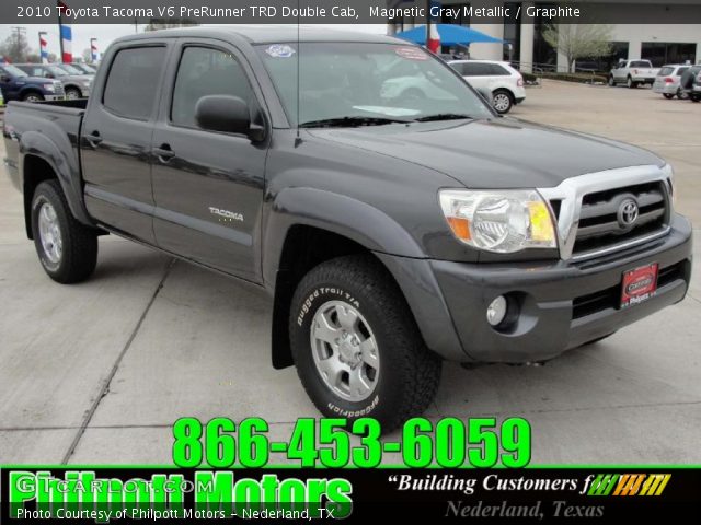 2010 Toyota Tacoma V6 PreRunner TRD Double Cab in Magnetic Gray Metallic