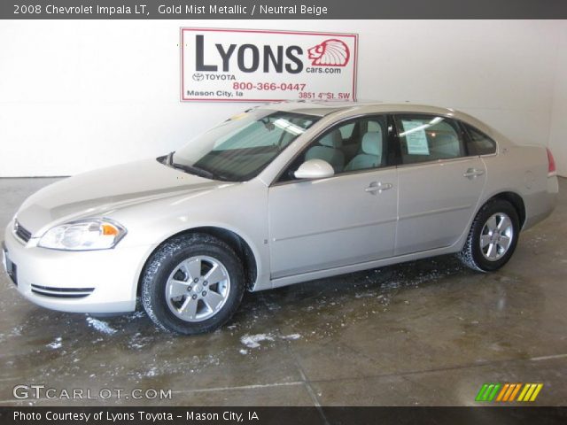 2008 Chevrolet Impala LT in Gold Mist Metallic
