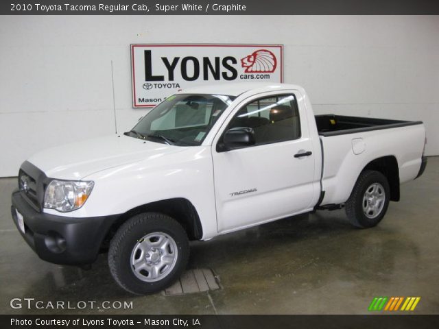 2010 Toyota Tacoma Regular Cab in Super White