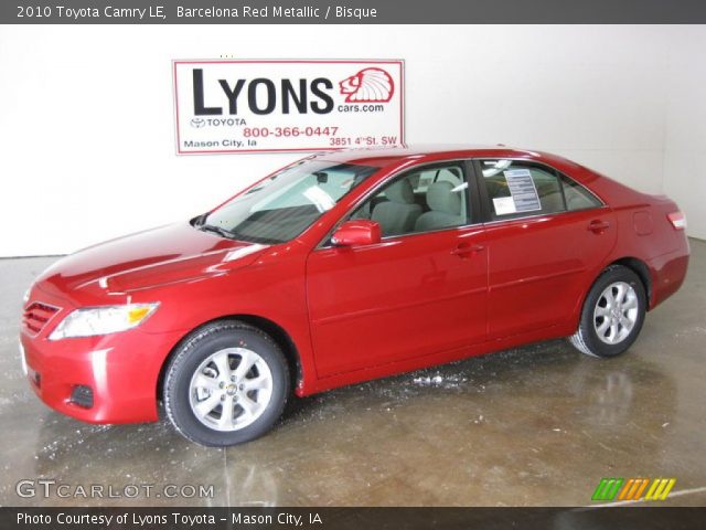 2010 Toyota Camry LE in Barcelona Red Metallic