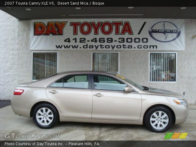 2007 Toyota Camry XLE V6 in Desert Sand Mica