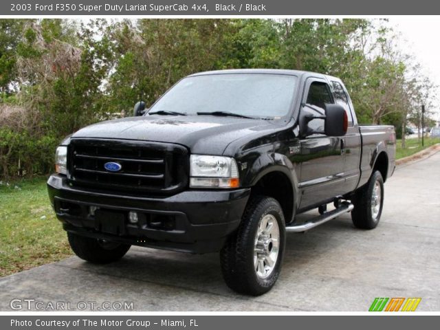 2003 Ford F350 Super Duty Lariat SuperCab 4x4 in Black