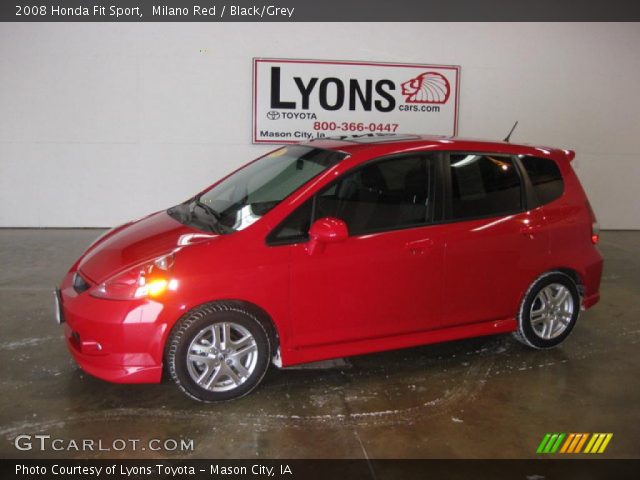 2008 Honda Fit Sport in Milano Red