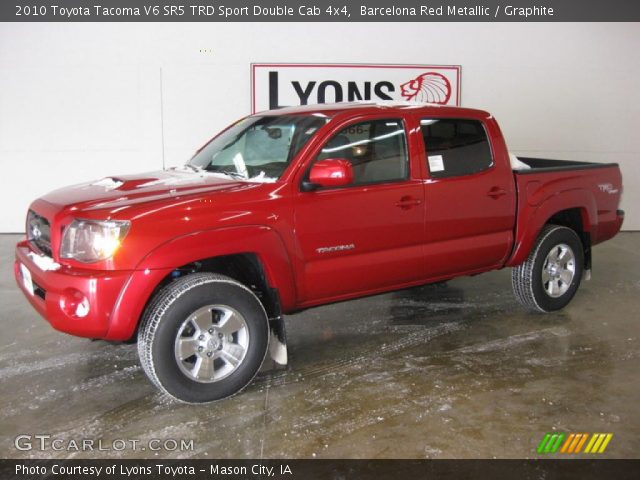 2010 Toyota Tacoma V6 SR5 TRD Sport Double Cab 4x4 in Barcelona Red Metallic