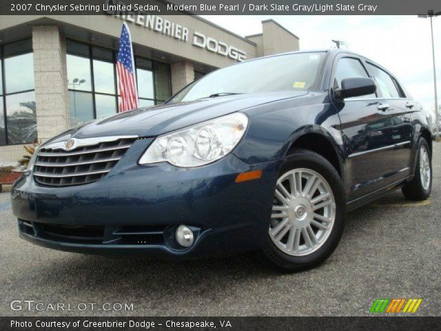 2007 Chrysler Sebring Limited Sedan in Modern Blue Pearl