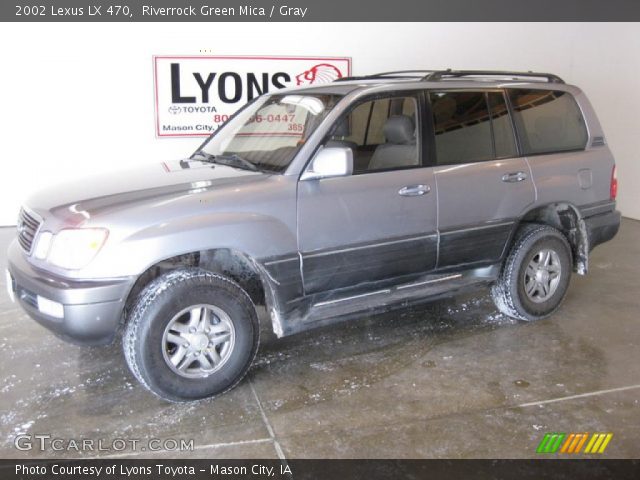 2002 Lexus LX 470 in Riverrock Green Mica