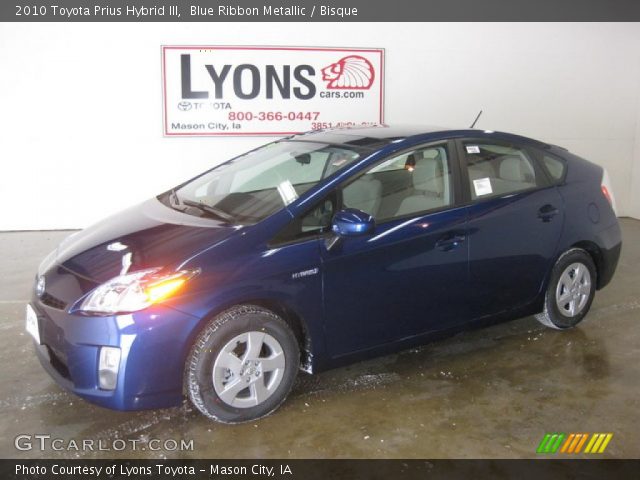2010 Toyota Prius Hybrid III in Blue Ribbon Metallic