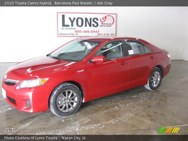 2010 Toyota Camry Hybrid in Barcelona Red Metallic