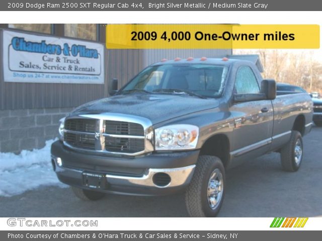 2009 Dodge Ram 2500 SXT Regular Cab 4x4 in Bright Silver Metallic