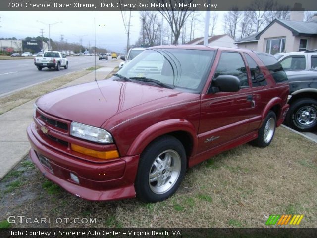 2003 Chevrolet Blazer Xtreme in Dark Cherry Red Metallic