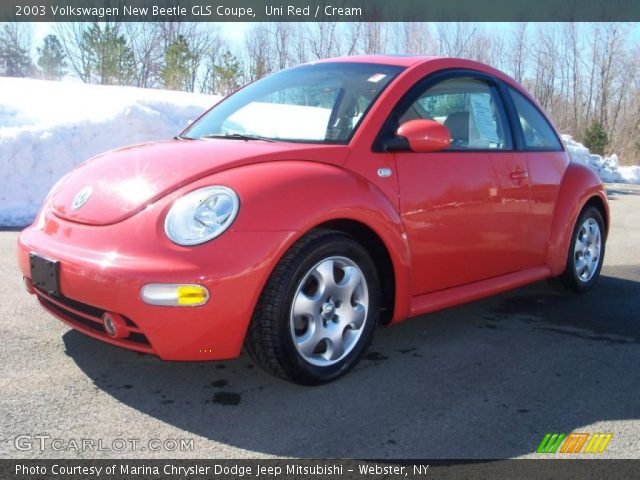 2003 Volkswagen New Beetle GLS Coupe in Uni Red