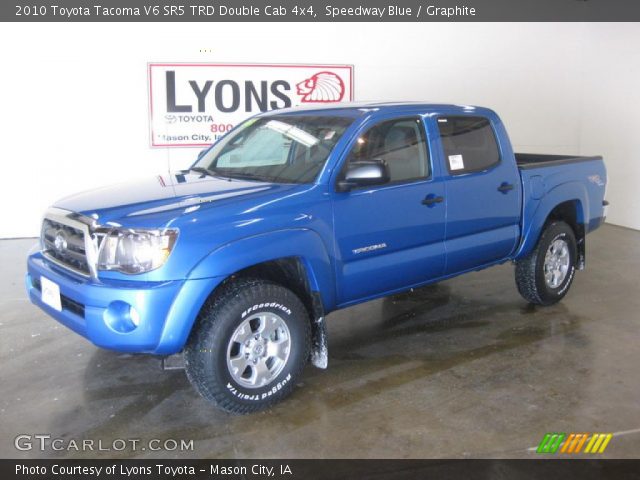 2010 Toyota Tacoma V6 SR5 TRD Double Cab 4x4 in Speedway Blue