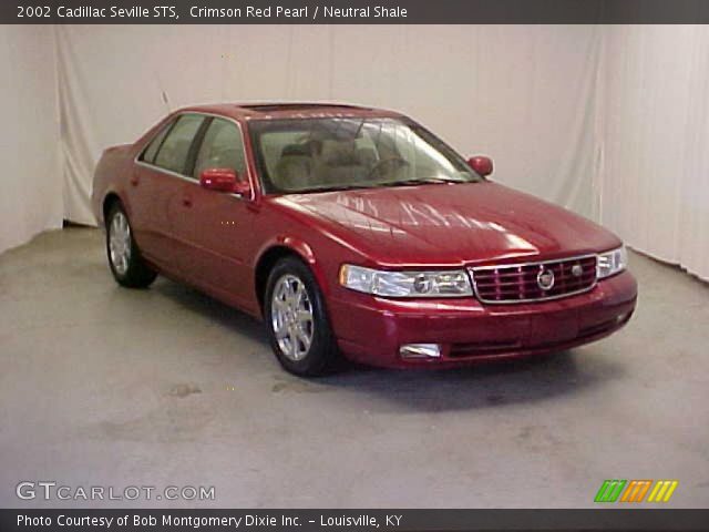 2002 Cadillac Seville STS in Crimson Red Pearl