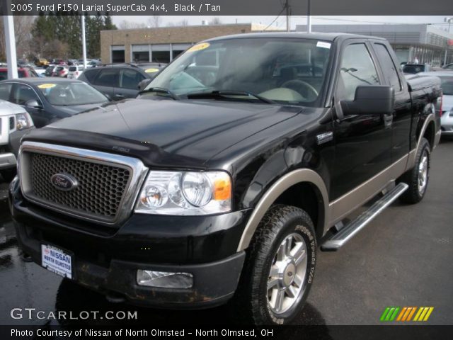 2005 Ford F150 Lariat SuperCab 4x4 in Black