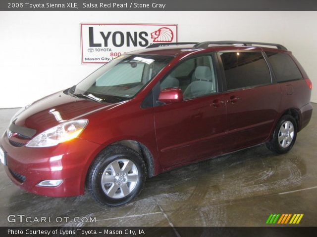 2006 Toyota Sienna XLE in Salsa Red Pearl