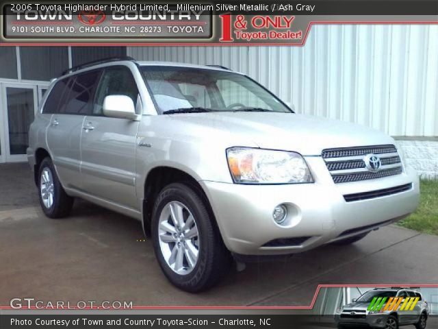 2006 Toyota Highlander Hybrid Limited in Millenium Silver Metallic