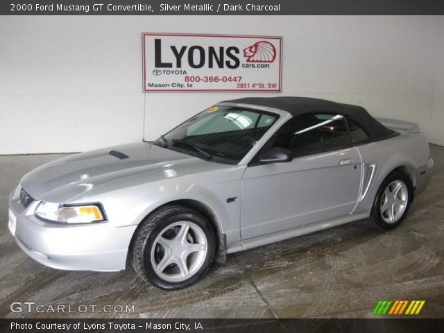 2000 Ford Mustang GT Convertible in Silver Metallic