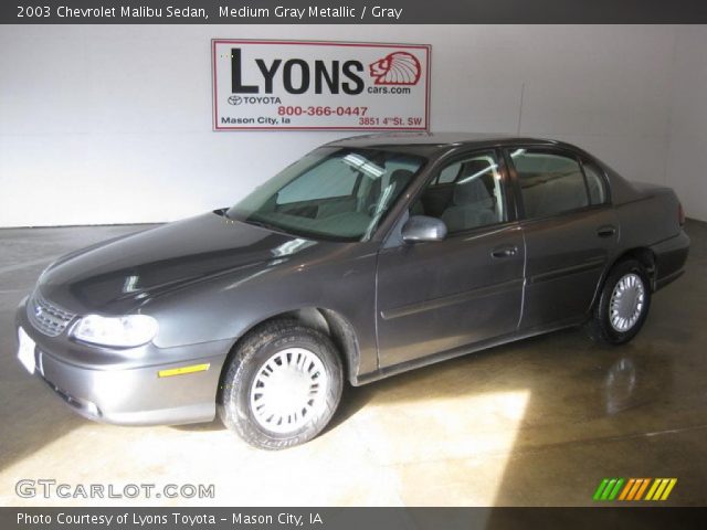 2003 Chevrolet Malibu Sedan in Medium Gray Metallic