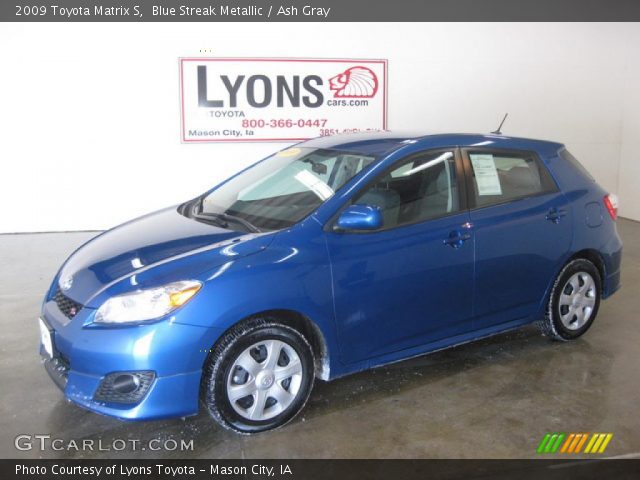 2009 Toyota Matrix S in Blue Streak Metallic