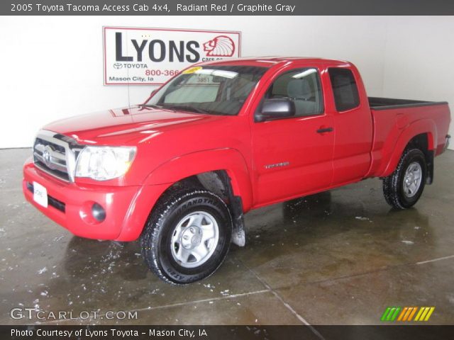 2005 Toyota Tacoma Access Cab 4x4 in Radiant Red