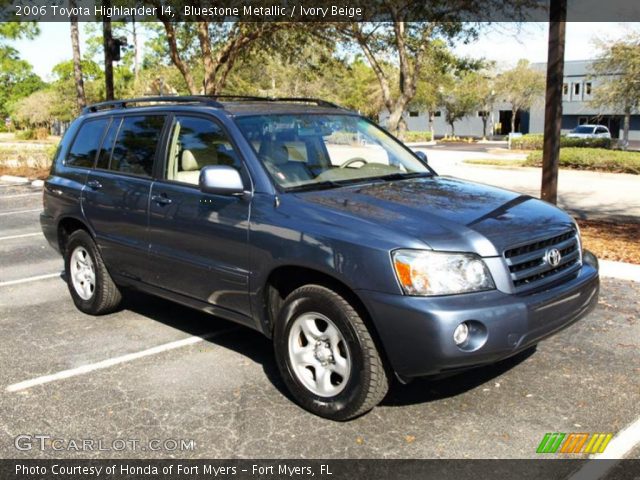 2006 Toyota Highlander I4 in Bluestone Metallic