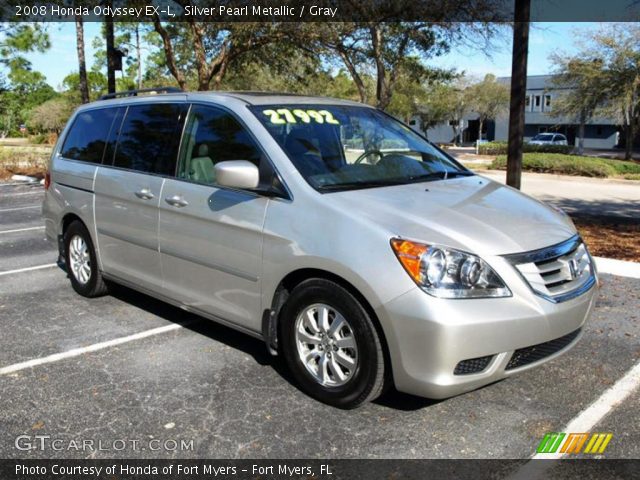 2008 Honda Odyssey EX-L in Silver Pearl Metallic