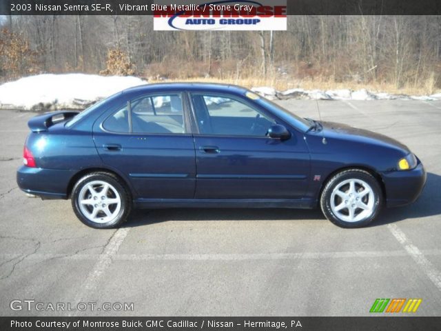 2003 Nissan Sentra SE-R in Vibrant Blue Metallic
