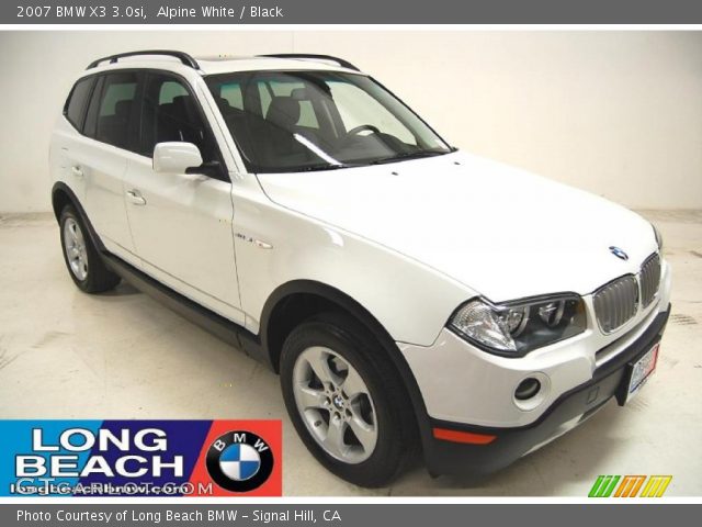 2007 BMW X3 3.0si in Alpine White
