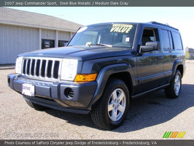 2007 Jeep Commander Sport in Steel Blue Metallic