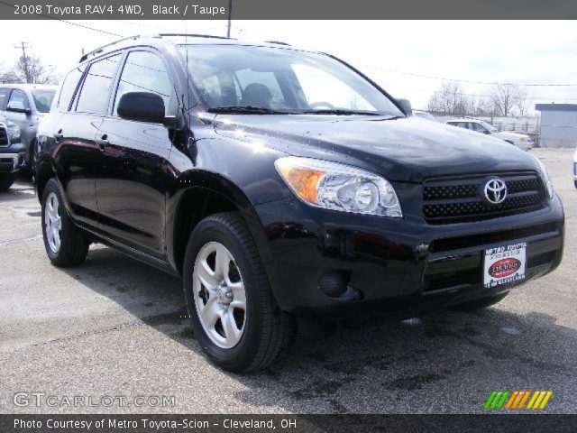 2008 Toyota RAV4 4WD in Black