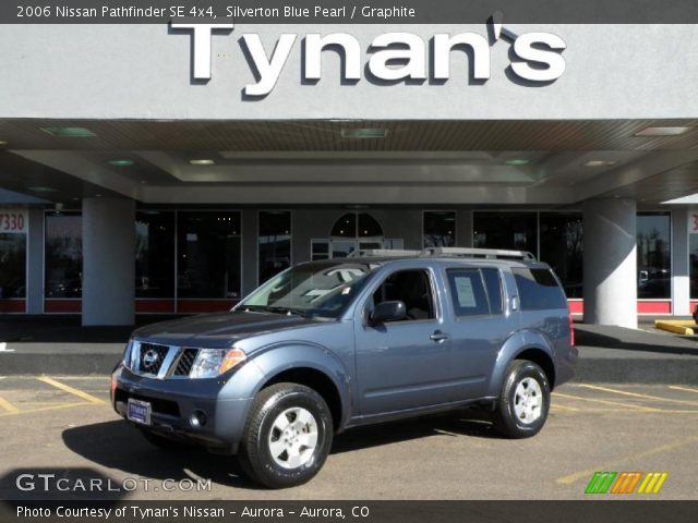 2006 Nissan Pathfinder SE 4x4 in Silverton Blue Pearl