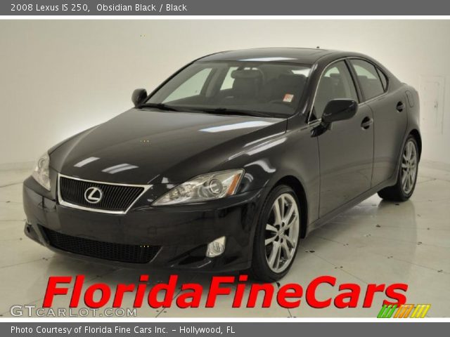 2008 Lexus IS 250 in Obsidian Black