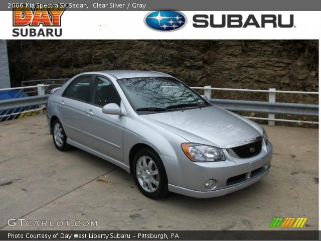 2006 Kia Spectra SX Sedan in Clear Silver