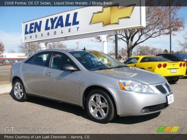 2008 Pontiac G6 GT Sedan in Liquid Silver Metallic