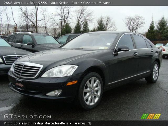 2008 Mercedes-Benz S 550 4Matic Sedan in Black