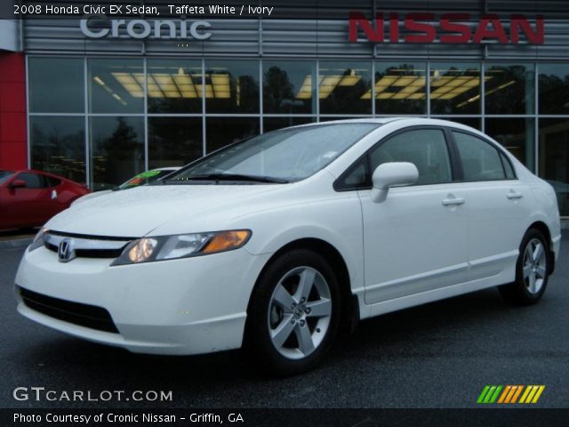 2008 Honda Civic EX Sedan in Taffeta White