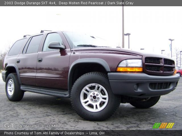 2003 Dodge Durango SXT 4x4 in Deep Molten Red Pearlcoat