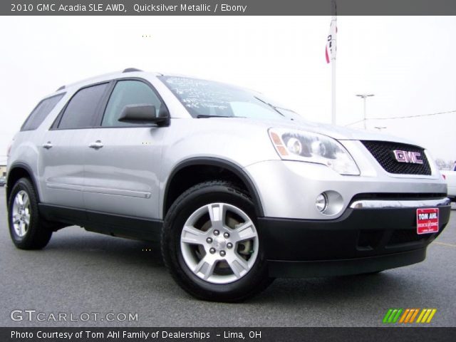 2010 GMC Acadia SLE AWD in Quicksilver Metallic