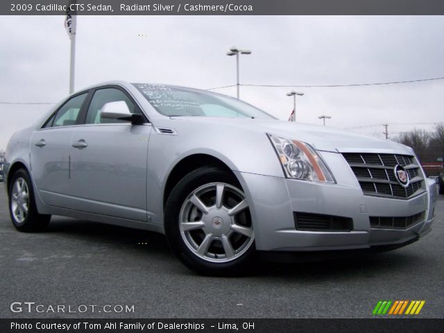 2009 Cadillac CTS Sedan in Radiant Silver