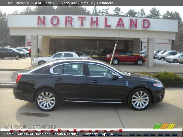 2009 Lincoln MKS AWD Sedan in Tuxedo Black Metallic