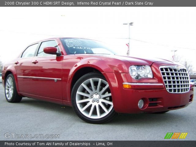 2008 Chrysler 300 C HEMI SRT Design in Inferno Red Crystal Pearl