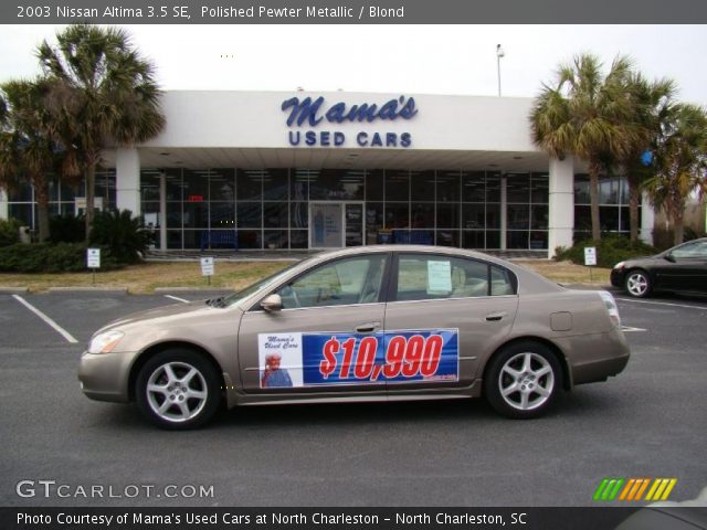 2003 Nissan Altima 3.5 SE in Polished Pewter Metallic