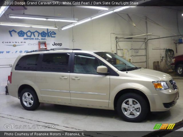 2010 Dodge Grand Caravan SXT in White Gold Pearl