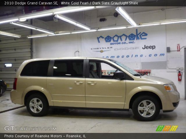 2010 Dodge Grand Caravan SE in White Gold Pearl