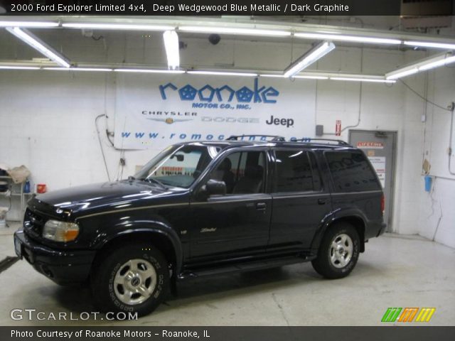 2000 Ford Explorer Limited 4x4 in Deep Wedgewood Blue Metallic