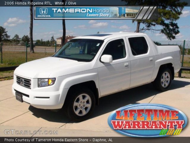 2006 Honda Ridgeline RTL in White