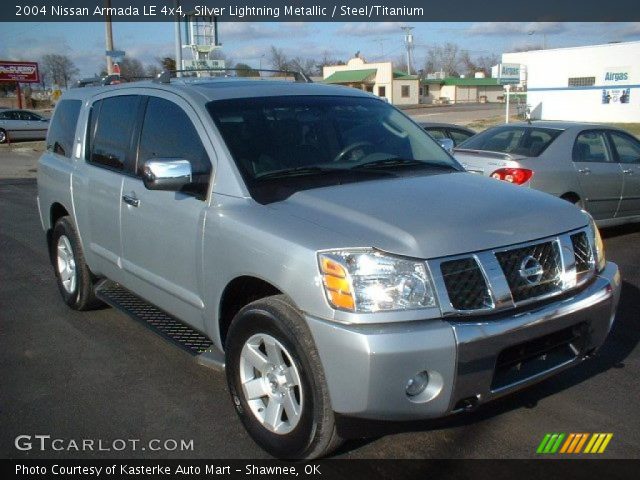 2004 Nissan Armada LE 4x4 in Silver Lightning Metallic