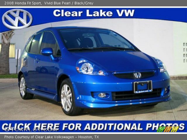 2008 Honda Fit Sport in Vivid Blue Pearl