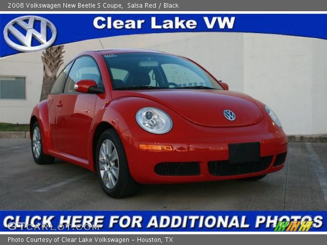 2008 Volkswagen New Beetle S Coupe in Salsa Red