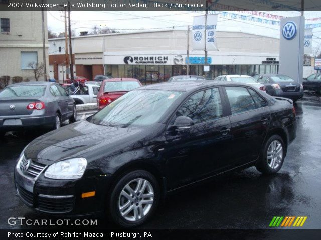 2007 Volkswagen Jetta Wolfsburg Edition Sedan in Black